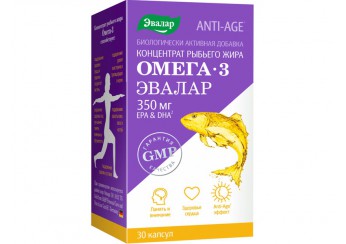 Концентрат рыбьего жира Омега 3 Эвалар