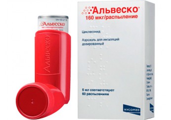 Альвеско аэрозоль 160 мкг/доза 60 доз (для ингаляций дозированный)