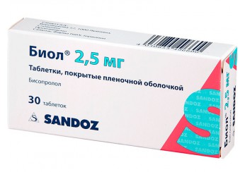 Биол таблетки 2,5 мг 30 штук (покрытые оболочкой)