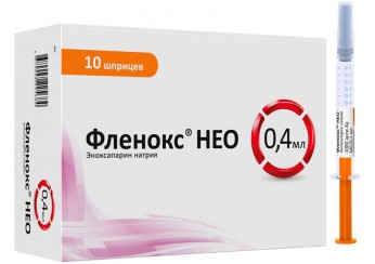 Фленокс Нео раствор 10 тыс.анти-Ха МЕ/мл 10 шприцев по 0.4 мл (для инъекций)