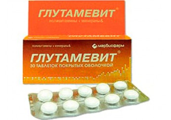 Глутамевит таблетки 30 штук (покрытые оболочкой)