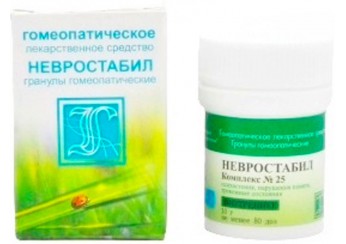 фото упаковки комплекс №25 невростабил гранулы 10 г (гомеопатические)