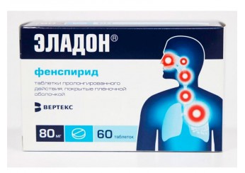 Эладон таблетки 80 мг 60 штук (пролонгированного действия)