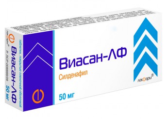 Виасан-ЛФ таблетки 50 мг 10 штук (покрытые оболочкой)