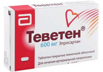 Теветен таблетки 600 мг 28 штук (покрытые оболочкой)