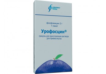 Урофосцин гранулы 3 г пакет (для приготовления раствора внутрь)