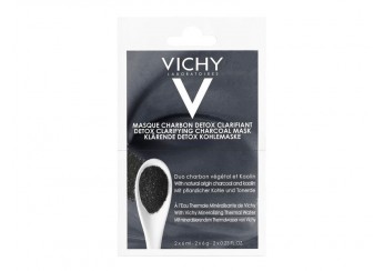 Виши Минерал / Vichy Mineral Маска для лица с древесным углем 2 штуки по 6 мл