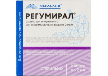 Регумирал раствор 2 мг/мл 5 ампул по 2 мл (для инъекций)