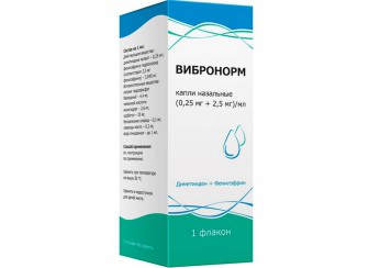 Вибронорм капли (0,25 мг+2,5 мг/1 мл) флакон 20 мл (назальные)