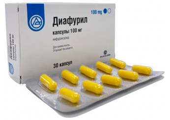 фото упаковки диафурил капсулы 100 мг 30 штук