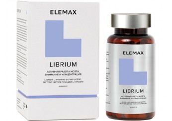 фото упаковки элемакс либриум / elemax librium капсулы 60 штук