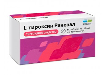 Л-Тироксин / L-Тироксин таблетки 100 мкг 112 штук