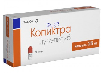 Копиктра капсулы 25 мг 56 штук