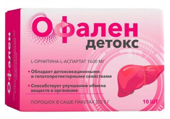 фото упаковки офален детокс порошок 10 саше по 5 г (для приема внутрь)