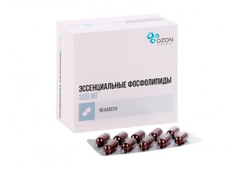 Эссенциальные фосфолипиды капсулы 300 мг 90 штук