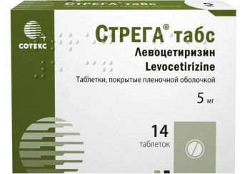 Стрега табс (Левоцетиризин)