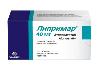 Липримар таблетки 40 мг 100 штук (покрытые оболочкой)