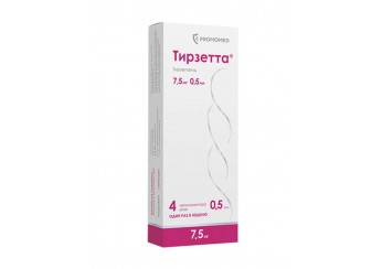 Тирзетта раствор 7,5 мг 4 шприц-ручки по 0.5 мл (для инъекций)