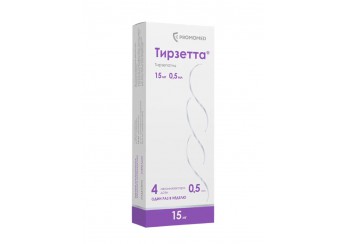 Тирзетта раствор 15 мг 4 шприц-ручки по 0.5 мл (для инъекций)