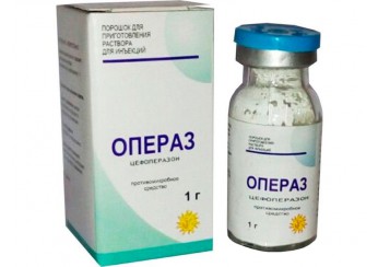 фото упаковки операз порошок 1 г флакон (для приготовления раствора для инъекций)