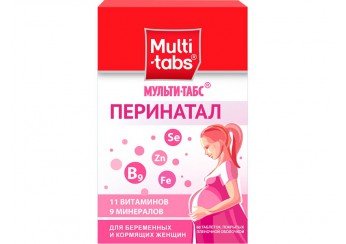 Мульти-табс Перинатал таблетки 60 штук (покрытые оболочкой)