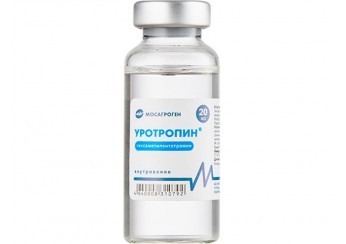 фото упаковки уротропин раствор 40% флакон 20 мл (для инъекций)