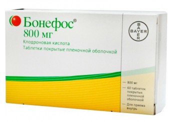 Бонефос таблетки 800 мг 60 штук (покрытые оболочкой)